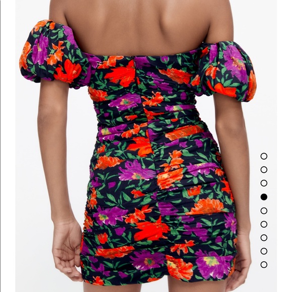 Zara Floral Print Dress - Picture 5 of 11